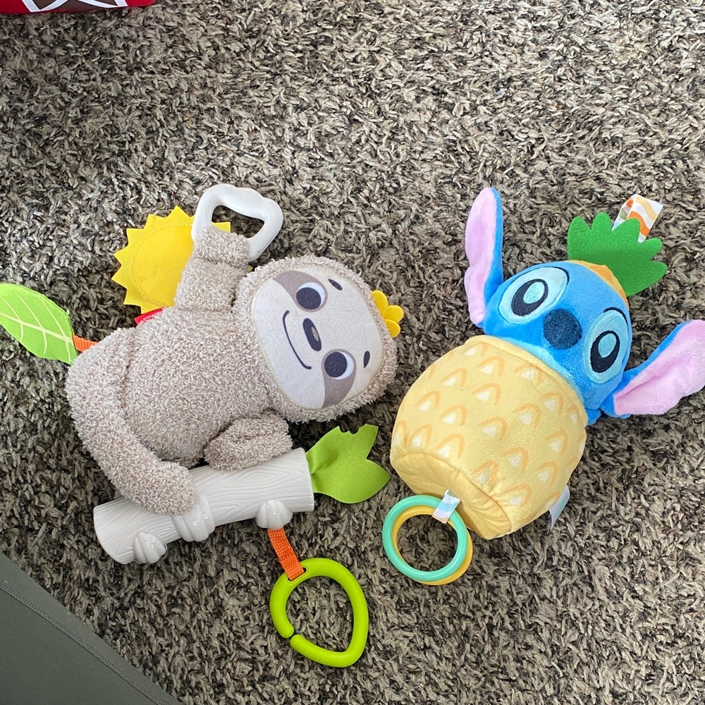 Plush Sloth and Stitch Toys for Baby